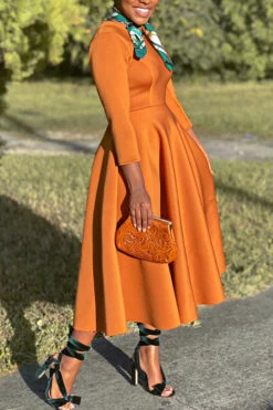 So Splendid 3/4 Sleeve Swing Dress 25 So Splendid 3/4 Sleeve Swing Dress -Acorpstyle 1