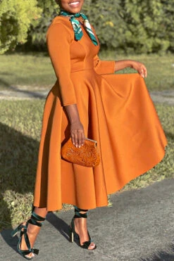 So Splendid 3/4 Sleeve Swing Dress 23 So Splendid 3/4 Sleeve Swing Dress -Acorpstyle 133