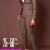 Elegant Decorative Pocket Blazer & Pants Set