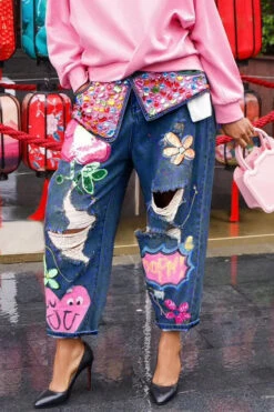 Stylish Graphic Print Ripped Jeans 16 Stylish Graphic Print Ripped Jeans -Acorpstyle XTA2007 NB 3