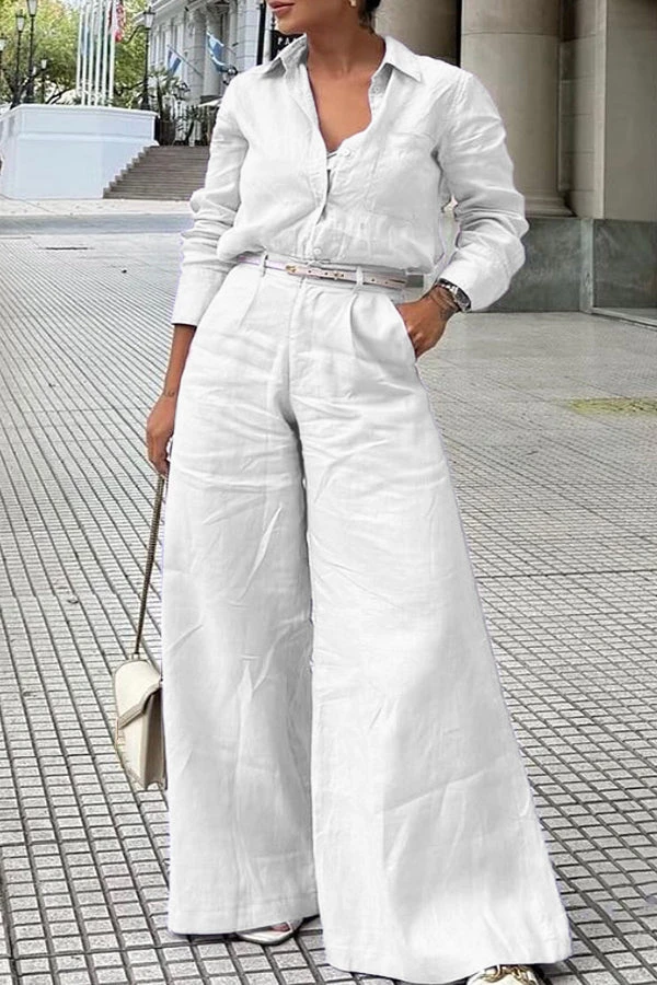 Vintage Patched Pocket Shirt & Pants Set 5 Vintage Patched Pocket Shirt & Pants Set - Image 5