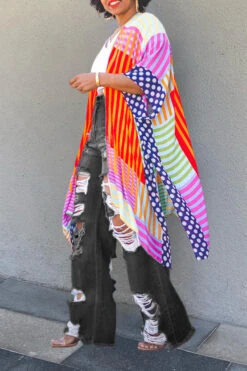 Chic Ripped Straight Leg Jeans 10 Chic Ripped Straight Leg Jeans -Acorpstyle XTF1734 BK 2