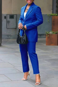 Stylish Lapel Neck Pocket Blazer & Pants Set -Acorpstyle XTF3405 BL 2 3c1f2c6e dc21 473f 9a6f 41387b1184fc