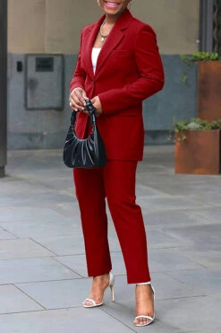 Stylish Lapel Neck Pocket Blazer & Pants Set -Acorpstyle XTF3405 RE 2 b146ad27 5690 4600 8765 4cc906841a6b