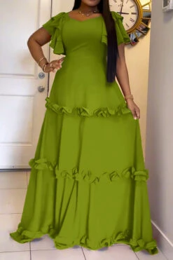 Layered Ruffle Sleeve Frilled Maxi Dress 11 Layered Ruffle Sleeve Frilled Maxi Dress -Acorpstyle XTF5207 GR 1 d04538b9 44ad 4b18 9a43 e33a7e2f5f64