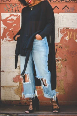 Stylish Asymmetrical Hem Split Top 15 Stylish Asymmetrical Hem Split Top -Acorpstyle XTF6320 BK 1 aaaad69b a7fa 40ea a565 b43527f9cb1f