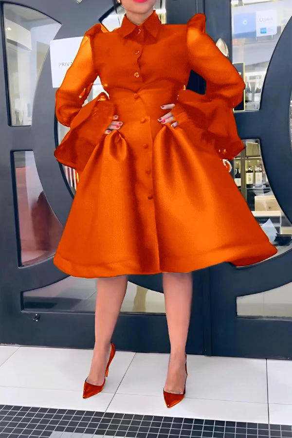 Chic Mesh Ruffle Sleeve Blouse & Skirt Set 10 Chic Mesh Ruffle Sleeve Blouse & Skirt Set - Image 10