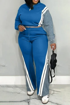 Casual Half Zip Colorblock Top & Pants Set 21 Casual Half Zip Colorblock Top & Pants Set -Acorpstyle XTF6677 BL 1 7a78dd84 6a04 4794 adaa 6ce23566e2a4