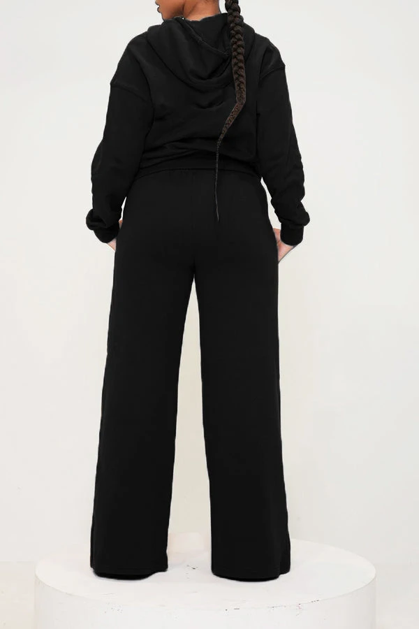 Relaxed Fit Zip Through Hoodie & Pants Set 6 Relaxed Fit Zip Through Hoodie & Pants Set - Image 6