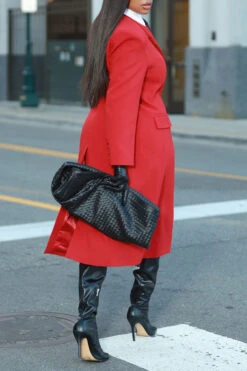 Stylish Double Breasted Longline Coat 6 Stylish Double Breasted Longline Coat -Acorpstyle XTF7593 RE 3