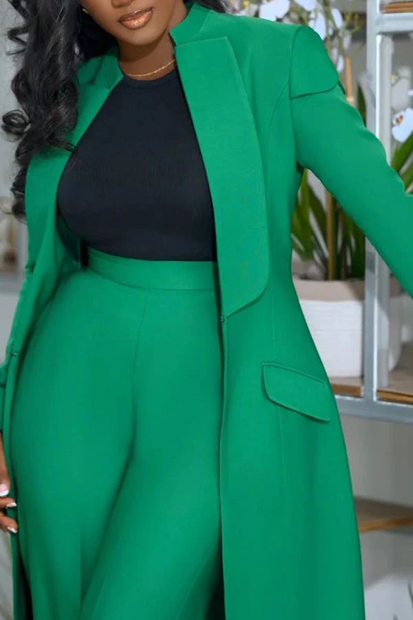 Stylish Longer Version Cap Sleeve Suit Set 3 Stylish Longer Version Cap Sleeve Suit Set - Image 3