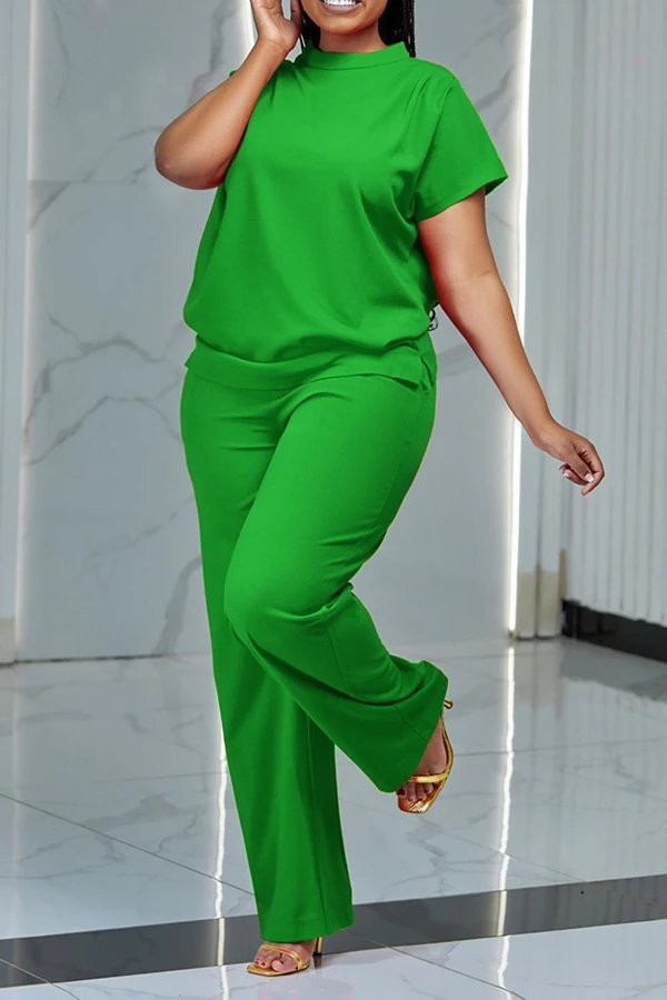 Elegant Batwing Sleeve Top & Pants Set 10 Elegant Batwing Sleeve Top & Pants Set - Image 10