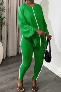 Casual Round Neck Top & Slim Pants Set 29 Casual Round Neck Top & Slim Pants Set -Acorpstyle XTH0114 GR 2 4fa857fb 9e58 42a7 84e9 d606c3348527