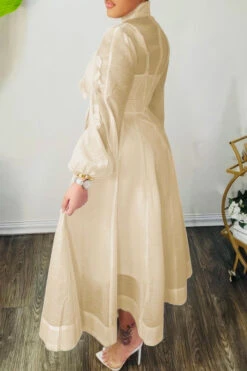 High Neck Hollow Out Lantern Sleeve Dress 11 High Neck Hollow Out Lantern Sleeve Dress -Acorpstyle XTH2247 CP 2 4ceba3f0 4fca 427f 9d14 891abc1f0e51