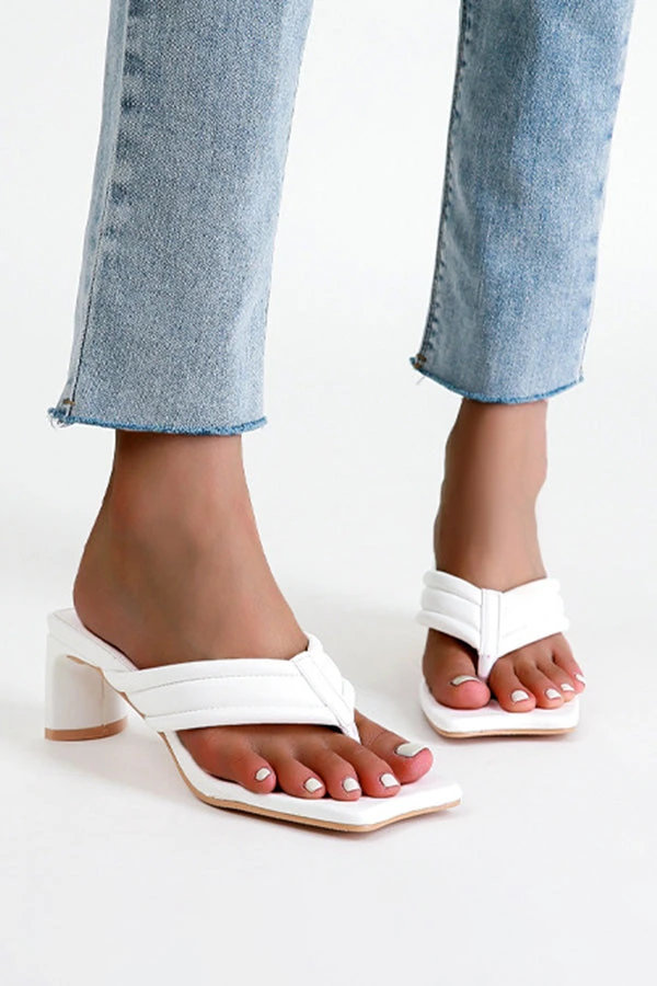 Comfortable Flip Flops Chunky High Heels 2 Comfortable Flip Flops Chunky High Heels - Image 2