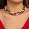Fashion Multi-layered Colorful Necklace
