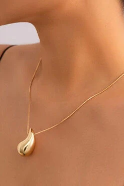 Stylish Simple Advanced Water Drop Necklace -Acorpstyle XTS0016 GO 2
