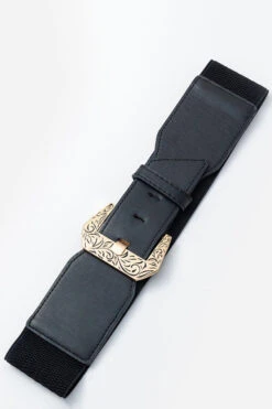 Stylish Retro Carved Square Buckle Belt 9 Stylish Retro Carved Square Buckle Belt -Acorpstyle XTS0027 BK 2