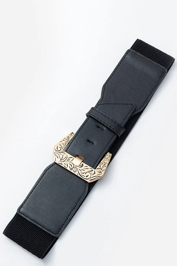 Stylish Retro Carved Square Buckle Belt 5 Stylish Retro Carved Square Buckle Belt - Image 5