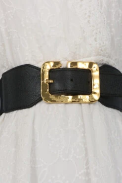 Stylish Advanced PU French Square Belt -Acorpstyle XTS0028 BK 2