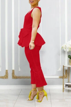 Stylish Belt Pleated Trim Top & Pants Set 20 Stylish Belt Pleated Trim Top & Pants Set -Acorpstyle XTS0209 RE 3 e0fd1dac 622a 412e b4cb 184baa6266dc