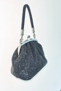 Stylish Glitter Rhinestones Evening Bag -Acorpstyle XTT0020 BK 1