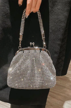Stylish Glitter Rhinestones Evening Bag -Acorpstyle XTT0020 SI 1