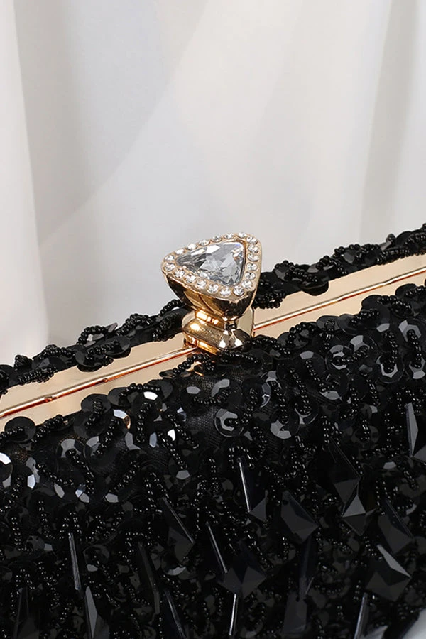 Gorgeous Sequin Chain Evening Bag 3 Gorgeous Sequin Chain Evening Bag - Image 3