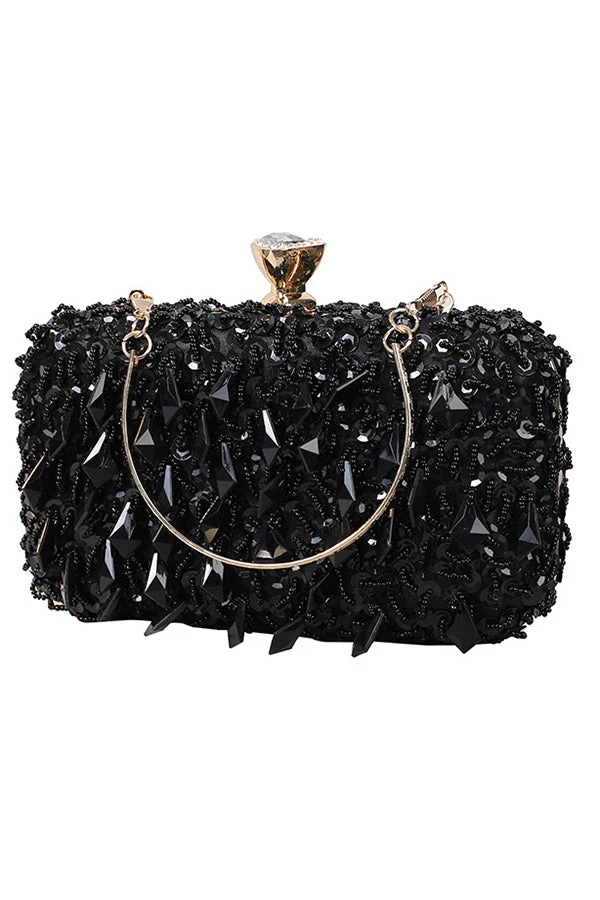 Gorgeous Sequin Chain Evening Bag 4 Gorgeous Sequin Chain Evening Bag - Image 4