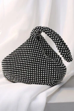 Stylish Metal Rhinestones Evening Bag 9 Stylish Metal Rhinestones Evening Bag -Acorpstyle XTT0026 BK 1