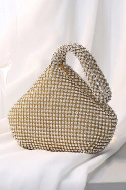 Stylish Metal Rhinestones Evening Bag 8 Stylish Metal Rhinestones Evening Bag -Acorpstyle XTT0026 GO 1