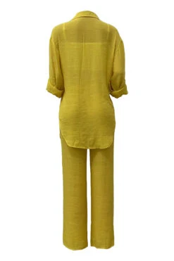 Solid Color Shirt & Pants Set 14 Solid Color Shirt & Pants Set -Acorpstyle XTU0043 YE 7