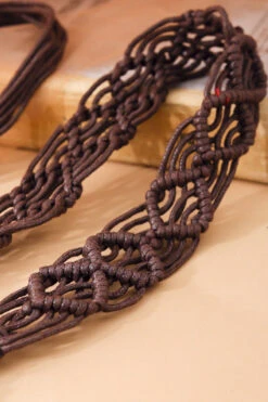 Resort Braided Tassel Knotted Belt -Acorpstyle XTU0453 CO 4