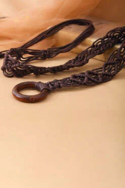 Resort Braided Tassel Knotted Belt -Acorpstyle XTU0453 CO 5