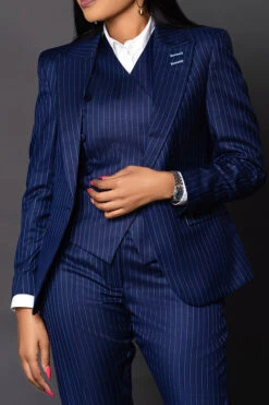 Classic Striped Peak Collar Blazer & Pants Set 10 Classic Striped Peak Collar Blazer & Pants Set -Acorpstyle XTX1946 BL 2 094ae98e 9077 41d4 ab20 232df1c9610a