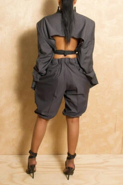 Stylish Elastic Waistband Blazer & Shorts Set 16 Stylish Elastic Waistband Blazer & Shorts Set -Acorpstyle XTX4692 AS 2 8841af6e c530 4d96 b9a9 c5ee861e724a