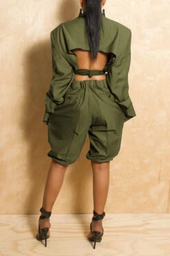 Stylish Elastic Waistband Blazer & Shorts Set 14 Stylish Elastic Waistband Blazer & Shorts Set -Acorpstyle XTX4692 OL 2 b43f8f90 d6d4 4f5a a141 3ba2e13bac29