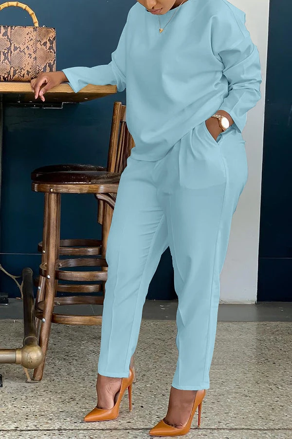 Comfy Chic Shoulder Top & Pants Set 14 Comfy Chic Shoulder Top & Pants Set - Image 14