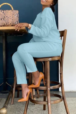 Comfy Chic Shoulder Top & Pants Set 29 Comfy Chic Shoulder Top & Pants Set -Acorpstyle XTY3176 WB 4