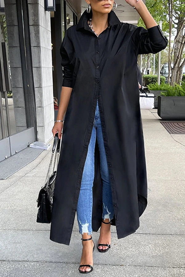 Chic Button Up Classic Shirt Dress 7 Chic Button Up Classic Shirt Dress - Image 7