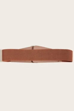 Metal Buckle Elastic Waistband -Acorpstyle XTY4552 KH 4