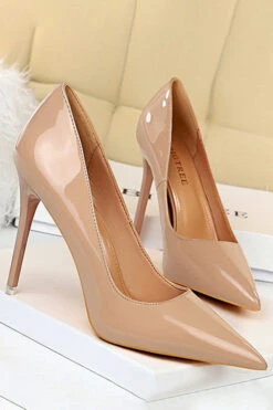 Simple Stiletto Patent Leather High Heels -Acorpstyle XTY4691 AP 5