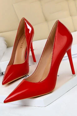 Simple Stiletto Patent Leather High Heels -Acorpstyle XTY4691 RE 2