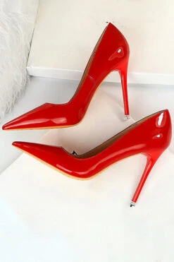 Simple Stiletto Patent Leather High Heels -Acorpstyle XTY4691 RE 4