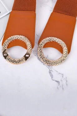 Vintage Metal Shine Belt 13 Vintage Metal Shine Belt -Acorpstyle XTY5732 CA 3