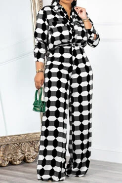 Cozy Graphic Print Shirt & Pants Set 6 Cozy Graphic Print Shirt & Pants Set -Acorpstyle XTY5851 BK 1