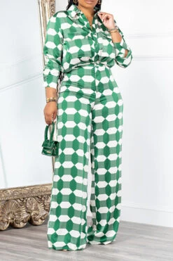 Cozy Graphic Print Shirt & Pants Set