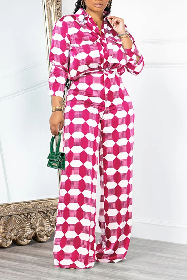 Cozy Graphic Print Shirt & Pants Set 4 Cozy Graphic Print Shirt & Pants Set - Image 4