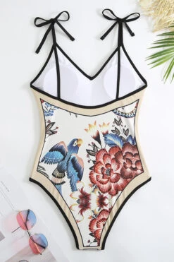 Stylish Slim One-Piece Swimsuit & Cover-Up Skirt Set 26 Stylish Slim One-Piece Swimsuit & Cover-Up Skirt Set -Acorpstyle XTY6582 BK 2