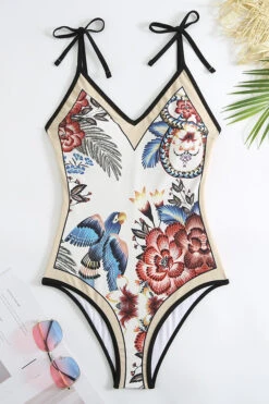 Stylish Slim One-Piece Swimsuit & Cover-Up Skirt Set 27 Stylish Slim One-Piece Swimsuit & Cover-Up Skirt Set -Acorpstyle XTY6582 BK 3